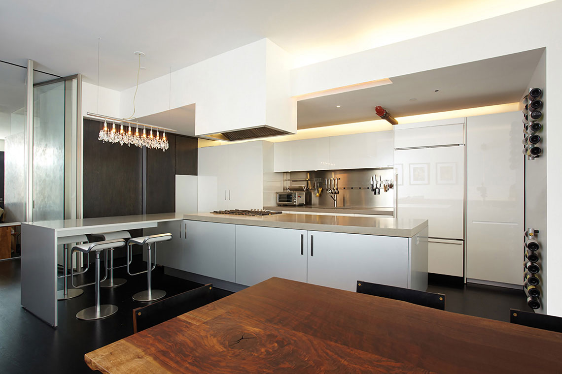 Crosby Street residence kitchen design