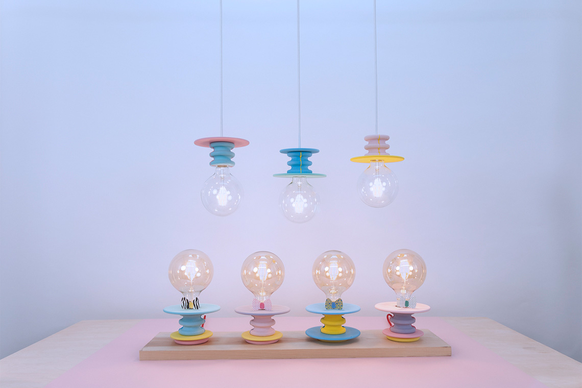 Frutti Collection Of Colorful Lamps 24d studio